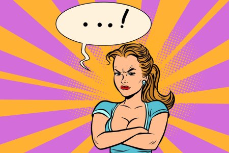 Поп арт женщина