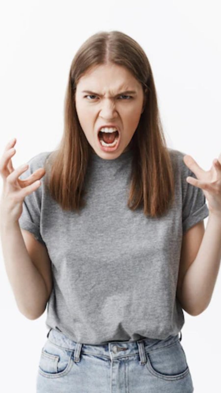 Девушка недовольна