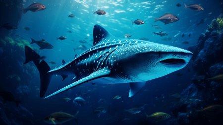 Китовая акула фильтратор
