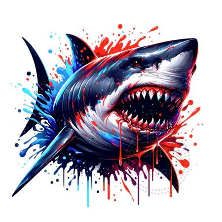 Акула арт