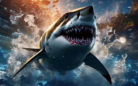 Акула мегалодон