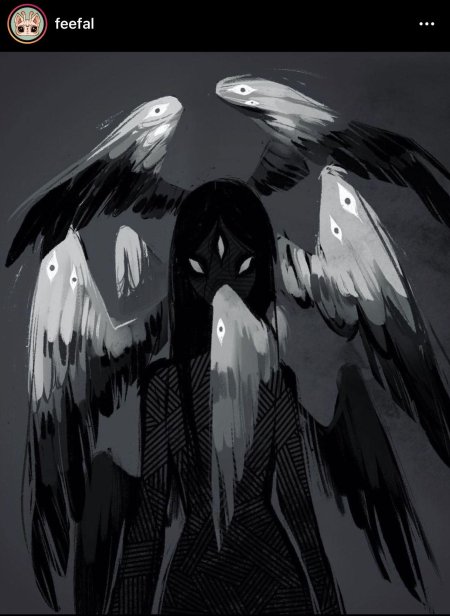 Mothman человек мотылек art