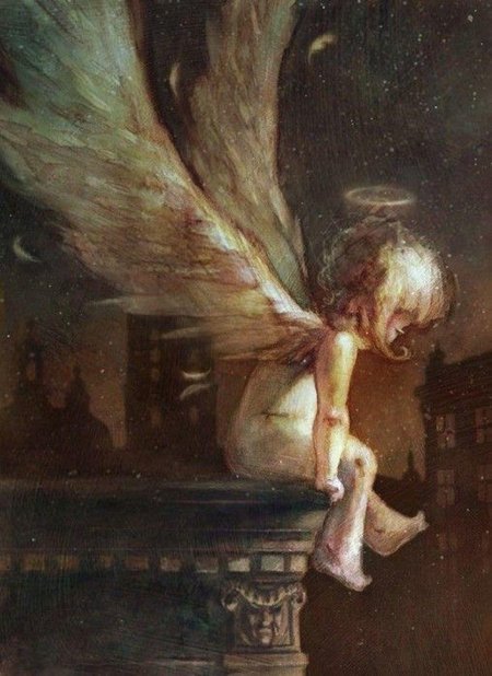 Ангелы в живописи современных художников