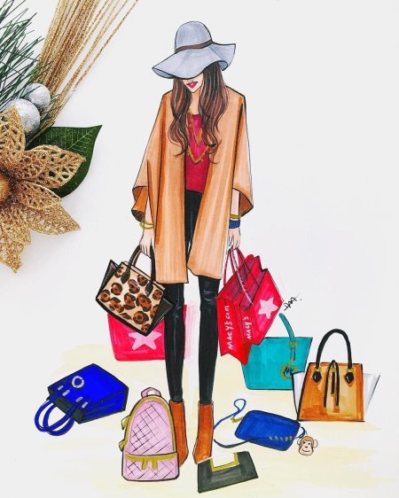 Модная иллюстрация