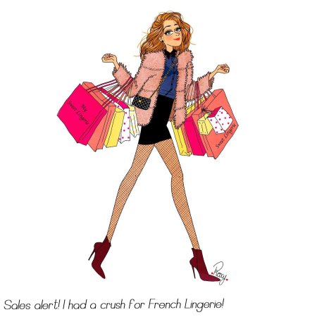 Модная иллюстрация