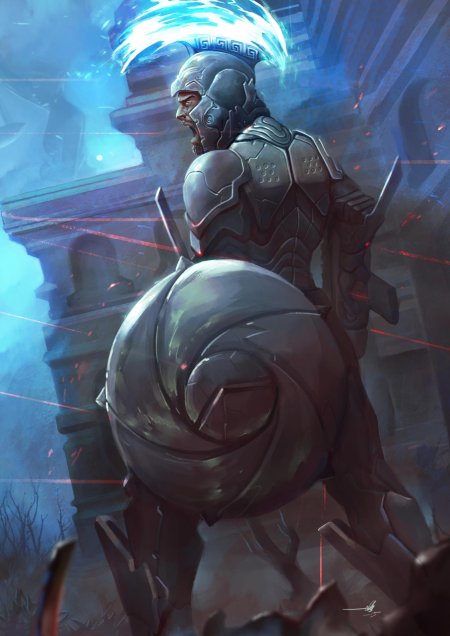 Киберпанк рим легионер