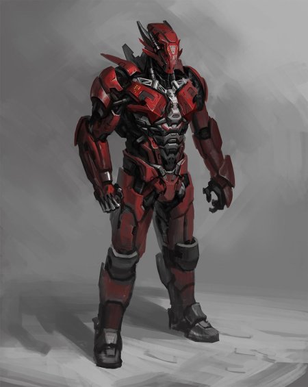 Красный робот