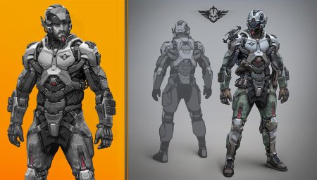 Футуристическая броня