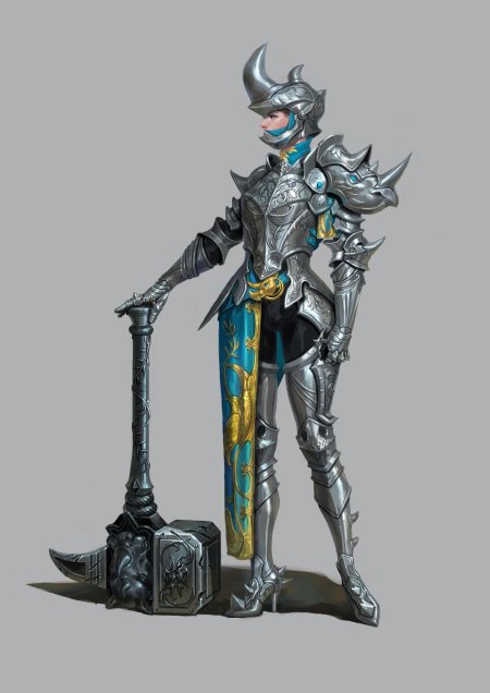 Рыцарь артстатион фэнтези