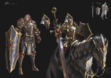 Рыцарь паладин броня арт