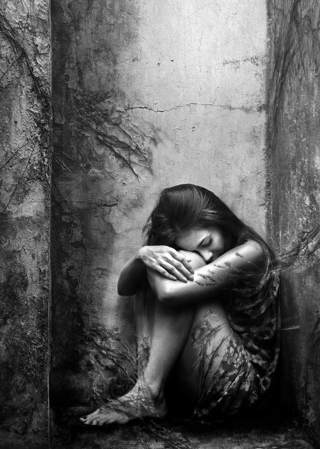 Девушка в отчаянии