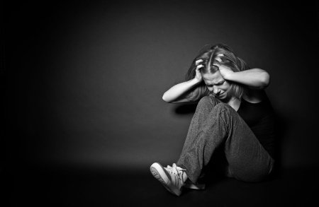 Девушка в отчаянии