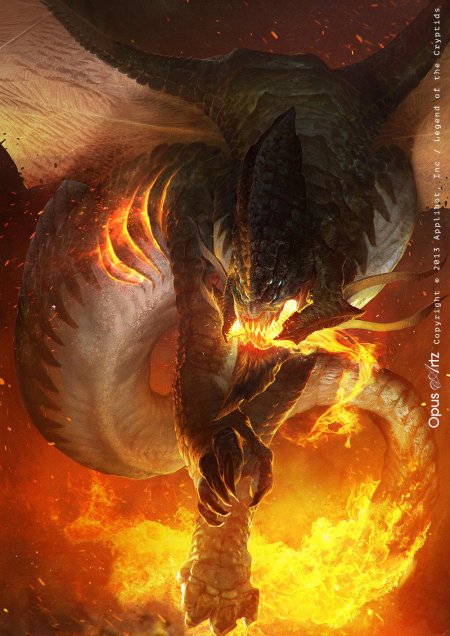 Дракон огненная виверна