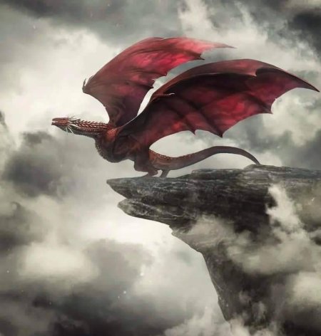 Дракон анкалагон черный