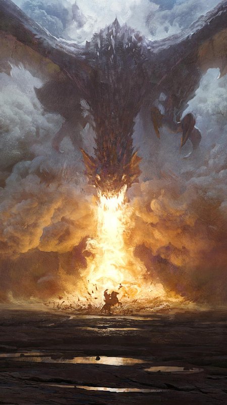 Дракон огненный