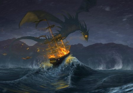 Корабль дракон