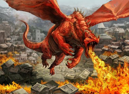 Красный дракон драго