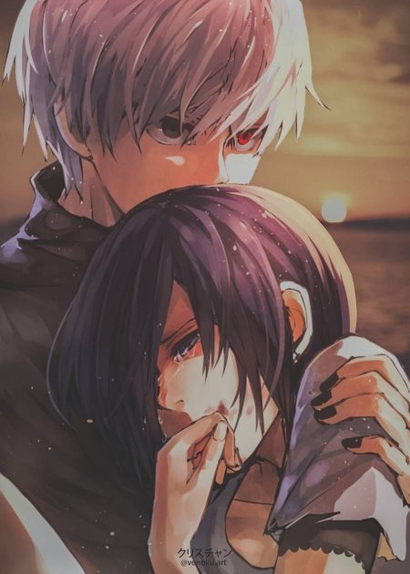 Токийский гуль канеки и тока