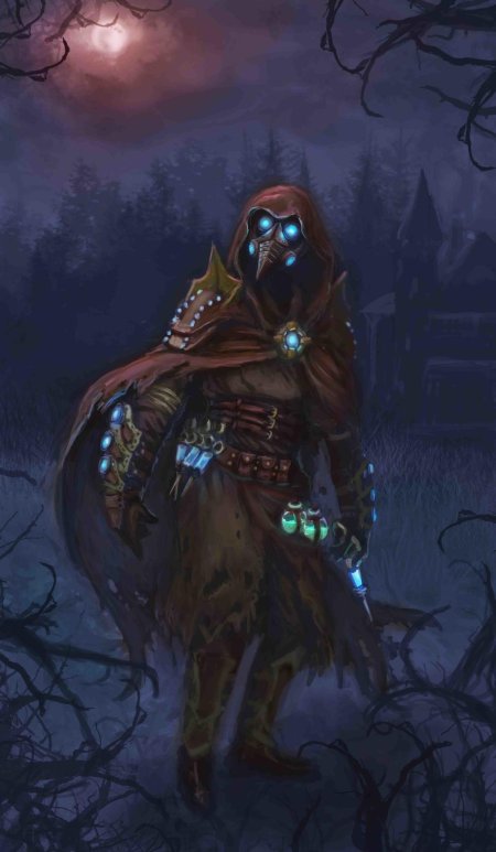 Чумной доктор стимпанк арт