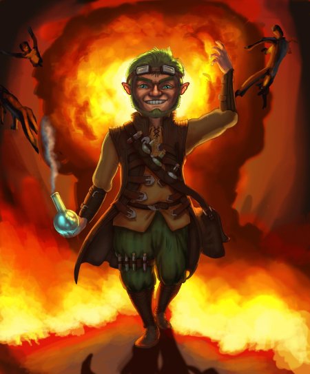 Алхимик гном арт днд