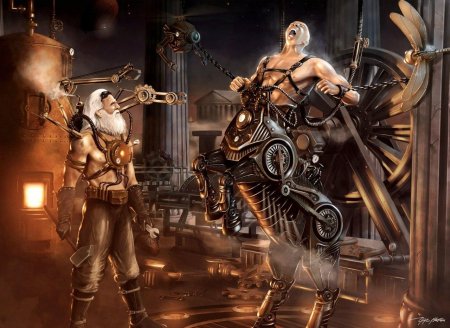 Дизельпанк стимпанк механик