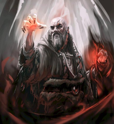 Монах старец арт днд