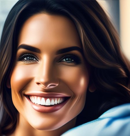 Улыбка красивая