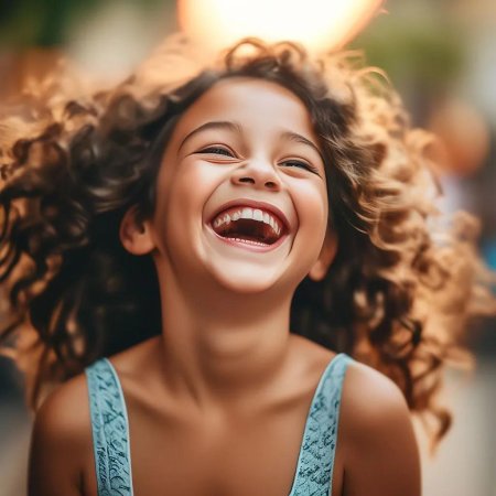 Радостная улыбка