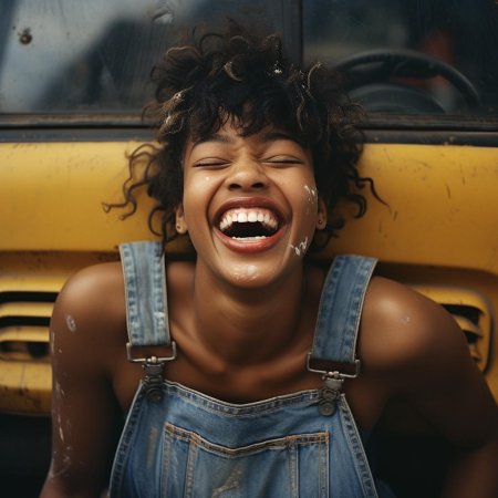 Смеющаяся женщина