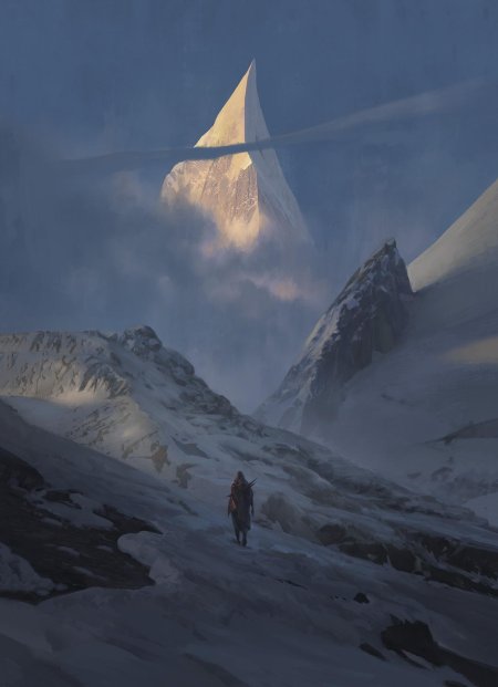 Фантастический горный пейзаж