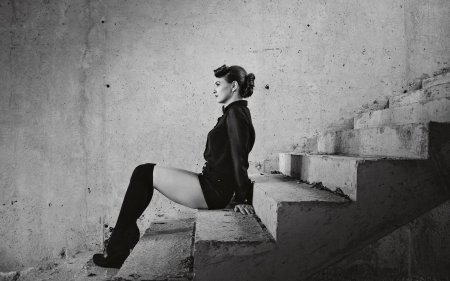 Монохром фотосессия