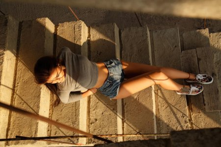 Девушка ракурс