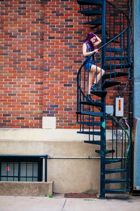 Фотосессия на лестнице