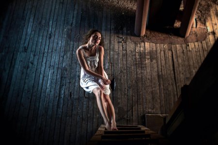 Фотосессия на лестнице