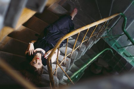 Фотосессия на лестнице