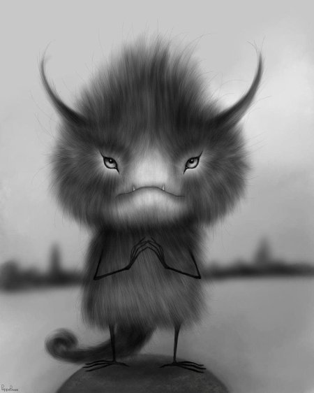 Пушистый монстрик