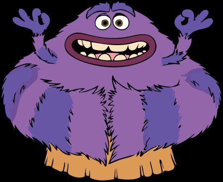 Корпорация монстров 2 фиолетовый монстр