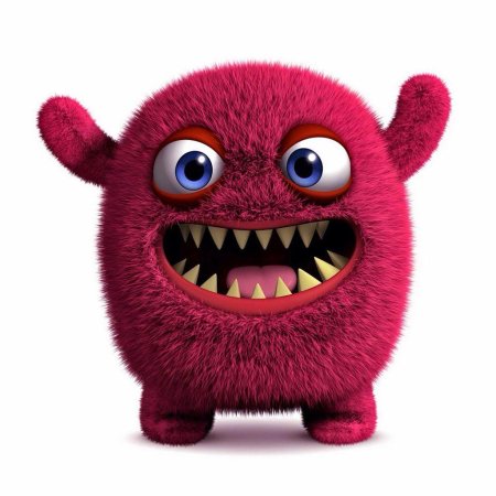 Пушистый монстрик