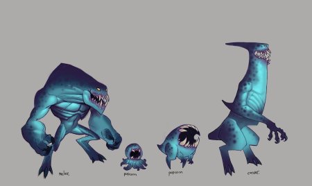 Монстры концепт арт