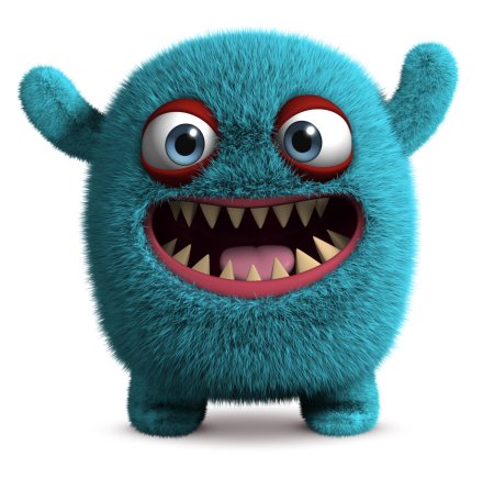 Пушистый монстрик