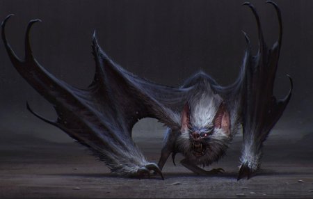 Нетопырь вампир монстр мутант