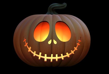 Тыква джек на хэллоуин