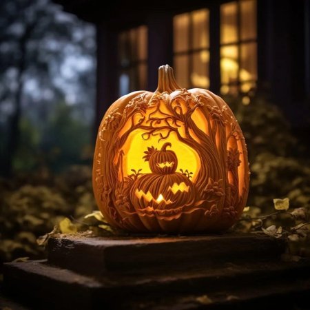 Тыква хэллоуин