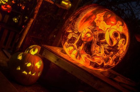 Светильник джека helloween
