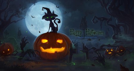Happy helloween тыква