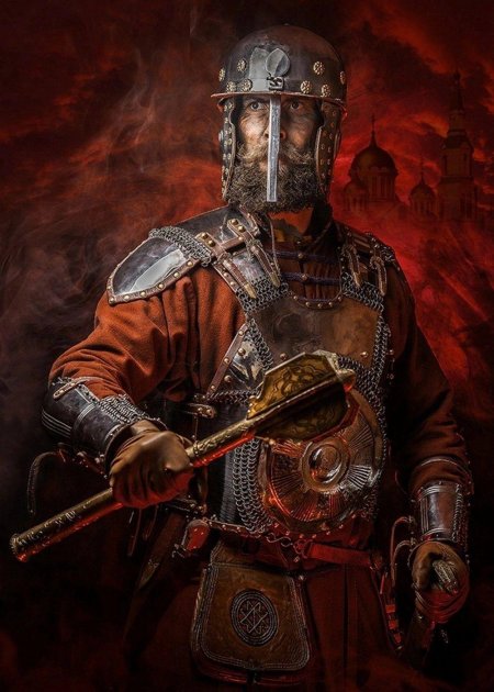 Русский воин арт