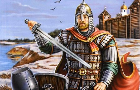 Древнерусский воин-защитник александр невский