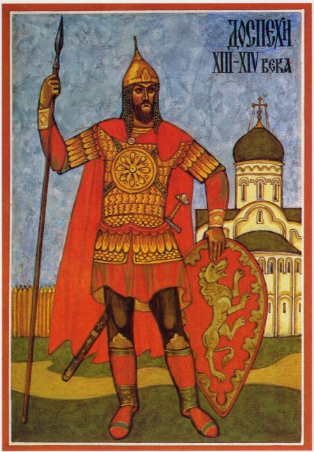 Древнерусский воин-защитник александр невский