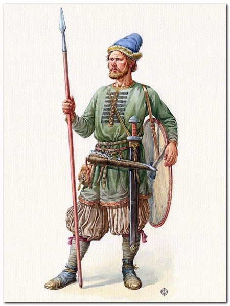 Воин дружинник в древней руси 10 век