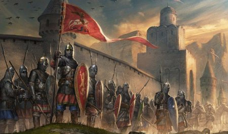 Русь 13 век дружина арт